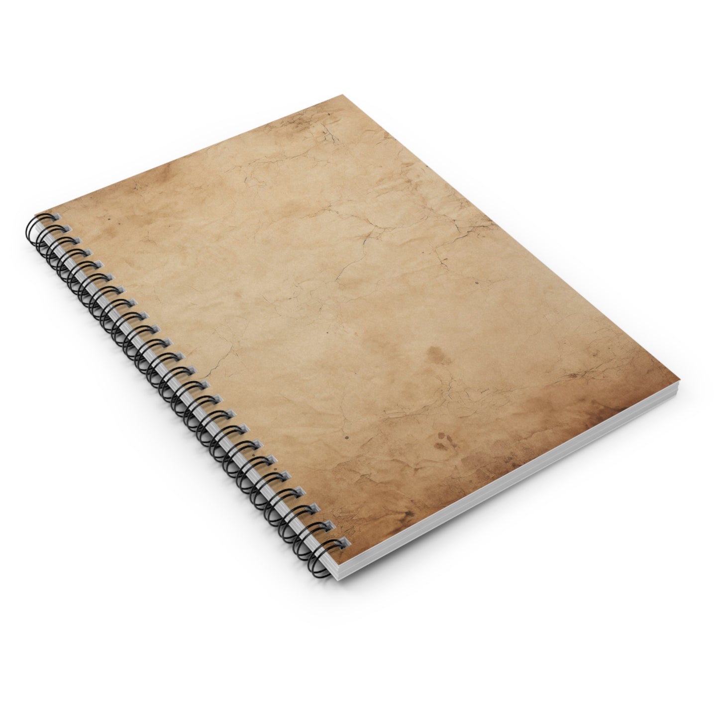 Spiral Notebook - Ruled Line Old Paper Cover