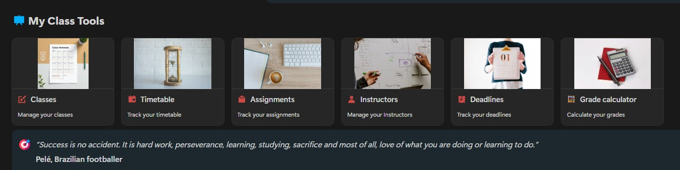 Notion Student Command Center